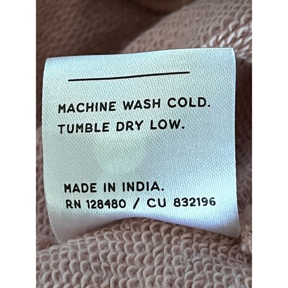 Pact Sweatpants Joggers Medium Pink Organic Cotton Pockets Fair Trade GOTS Cert. - Picture 9 of 9